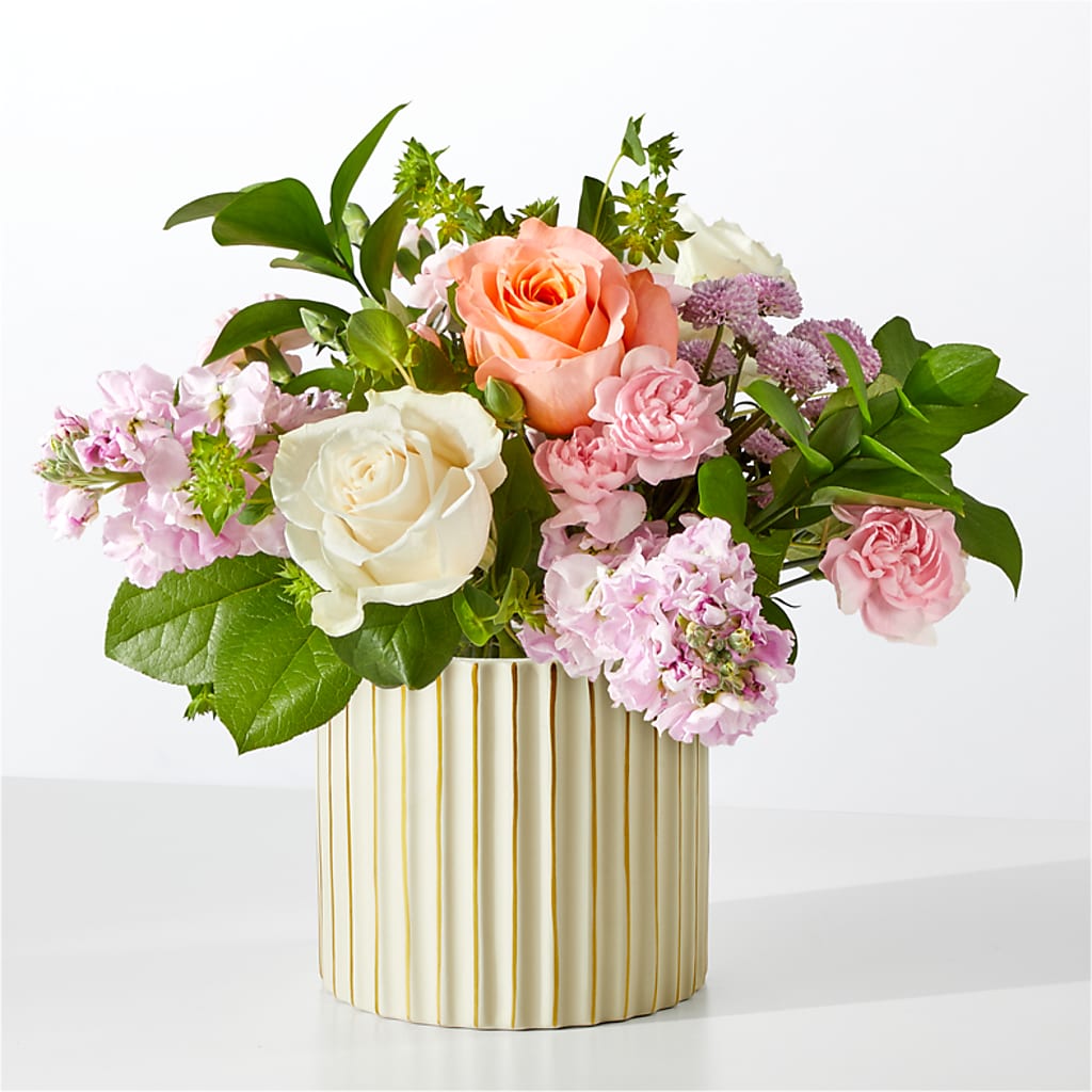 French Market Bouquet with Ivory Vase – Greater Wichita Flower Shop, Wichita KS