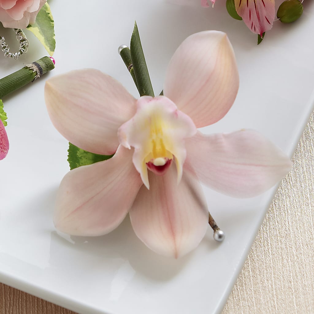 Pink Cymbidium Boutonniere – Greater Wichita Flower Shop, Wichita KS