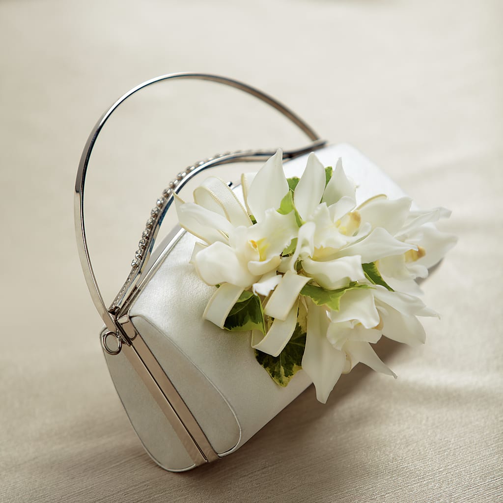 White Purse Decor – Greater Wichita Flower Shop, Wichita KS