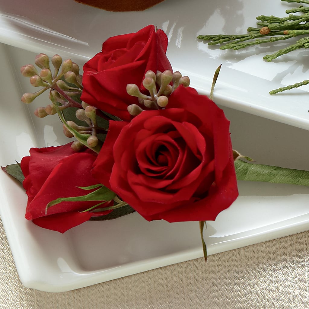 Red Spray Rose Boutonniere – Greater Wichita Flower Shop, Wichita KS