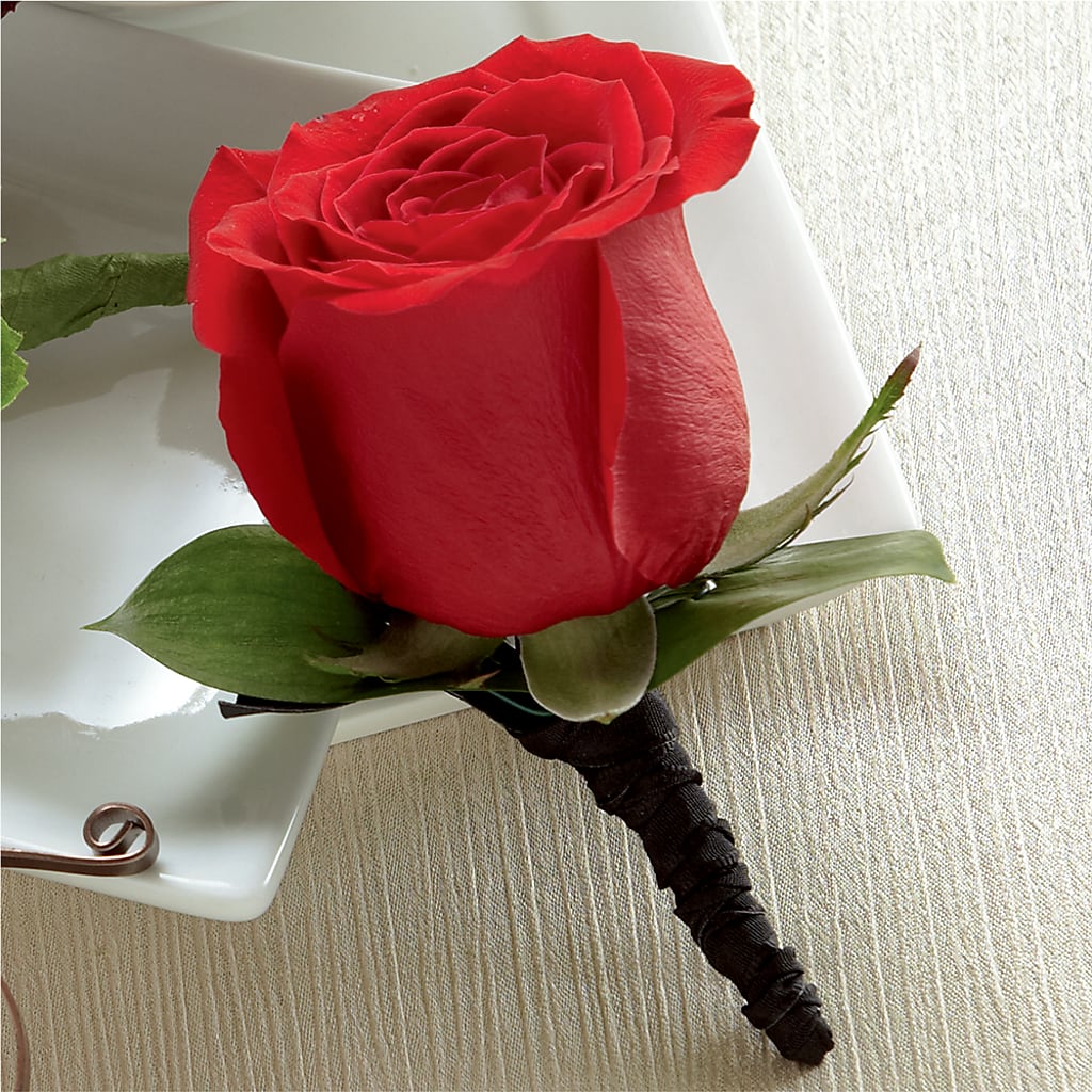 Red Rose Boutonniere – Greater Wichita Flower Shop, Wichita KS
