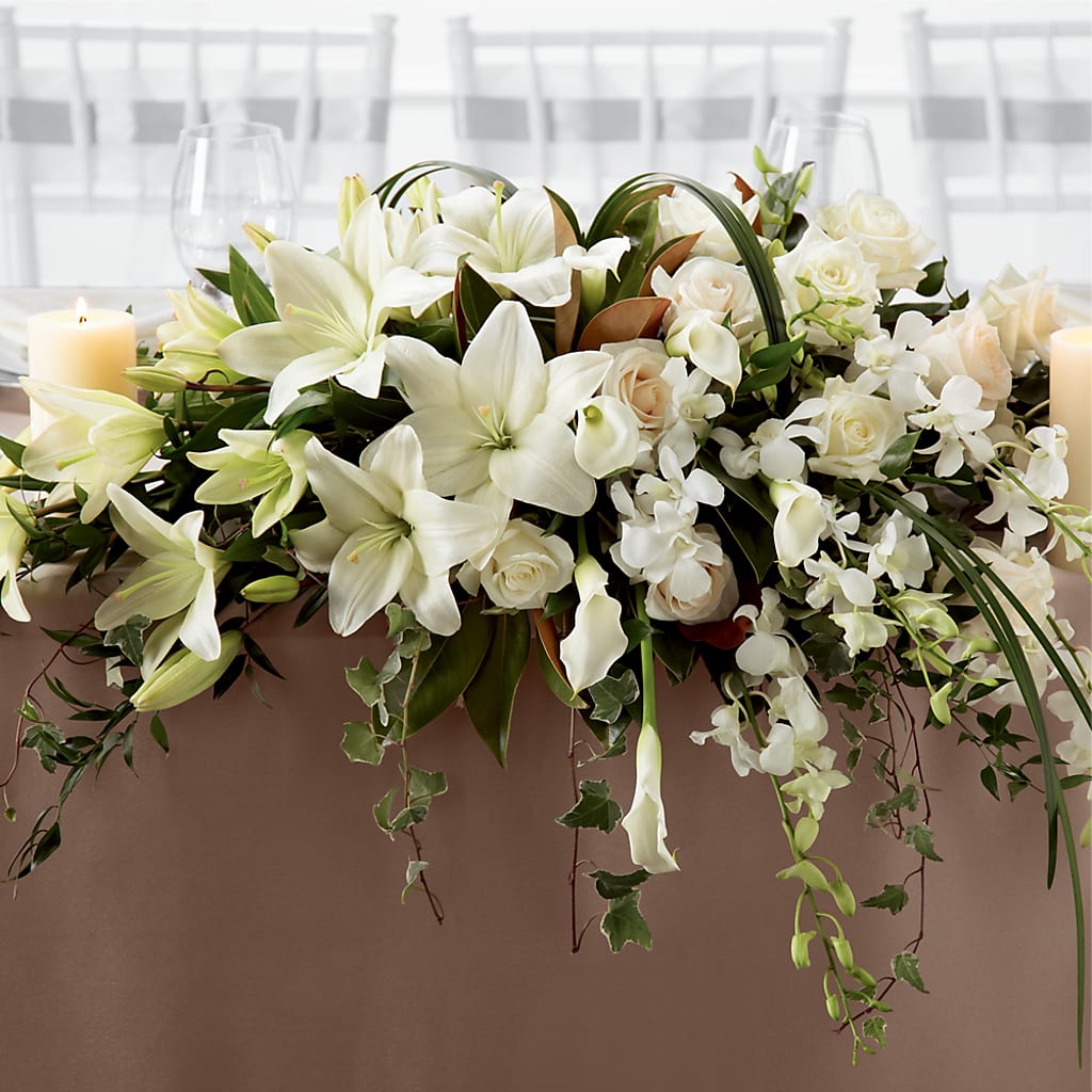 White Linen Arrangement – Greater Wichita Flower Shop, Wichita KS