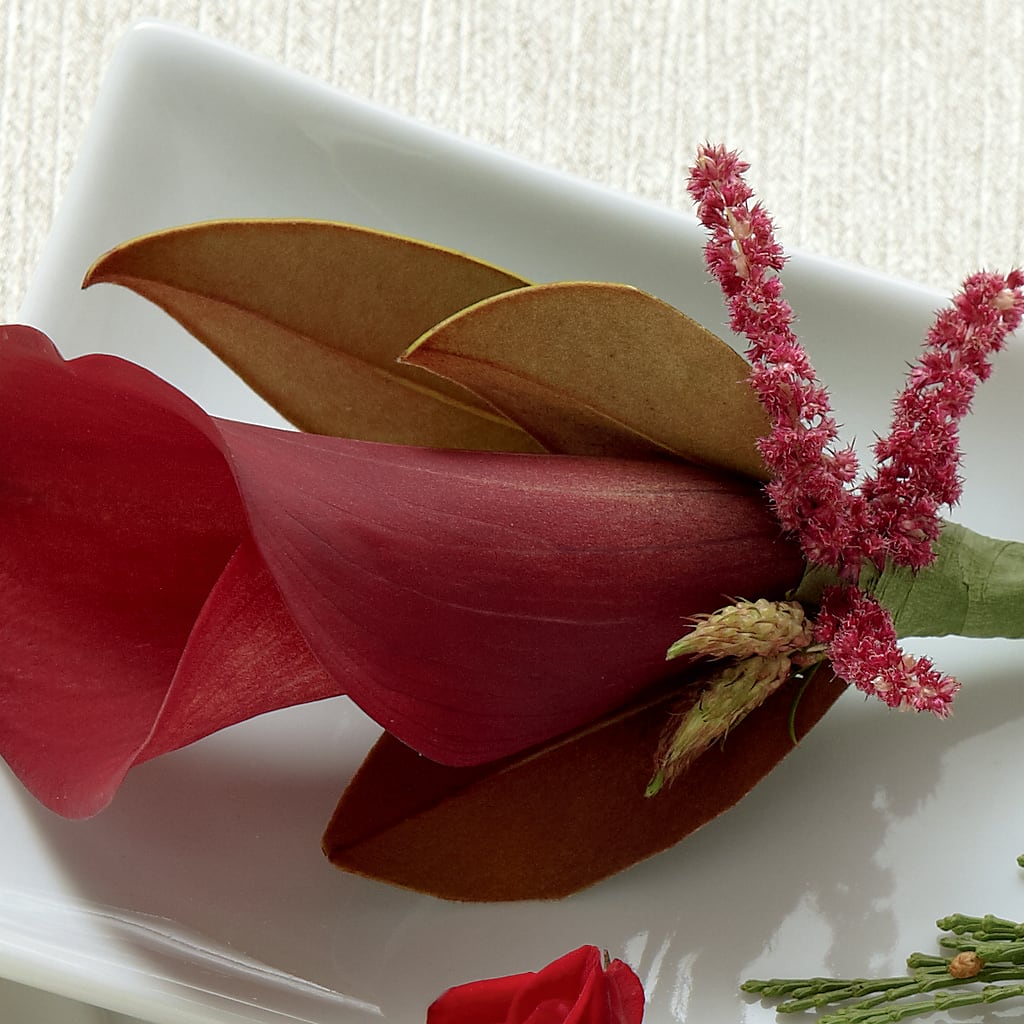 Red Calla Boutonniere – Greater Wichita Flower Shop, Wichita KS
