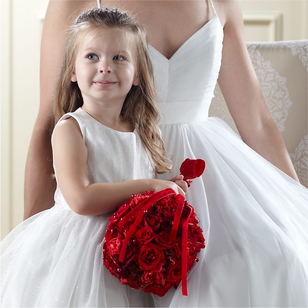 Pure at Heart Flower Girl Arrangement – Greater Wichita Flower Shop, Wichita KS