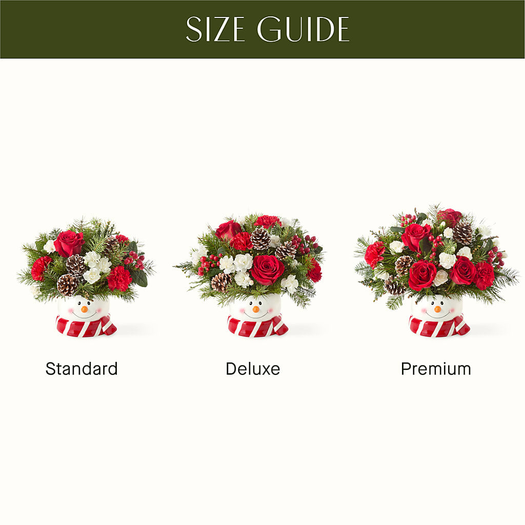 Jolly Snowman Bouquet –  Greater Wichita Flower Shop, Wichita KS