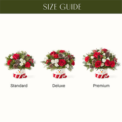 Jolly Snowman Bouquet –  Greater Wichita Flower Shop, Wichita KS