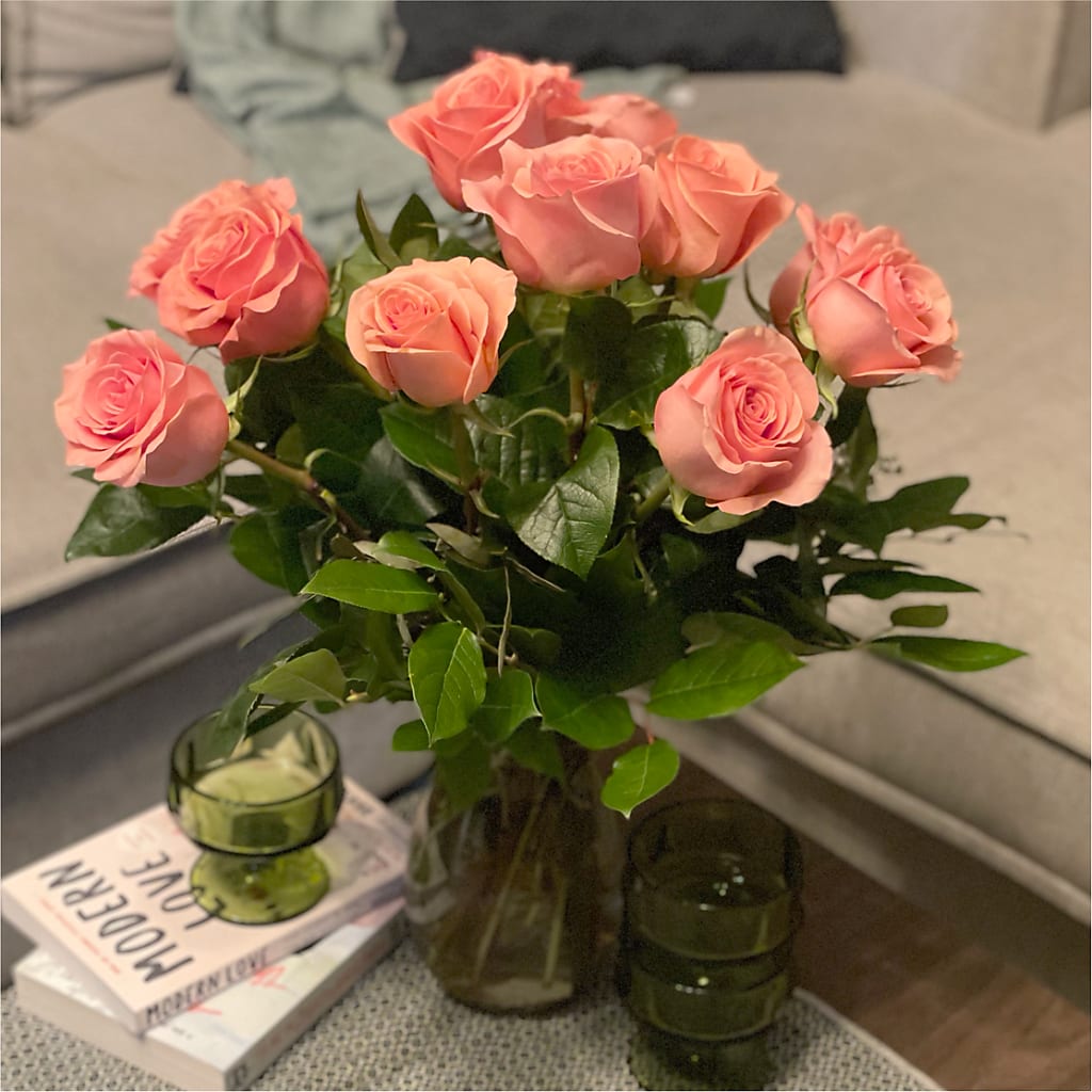 Long Stem Pink Rose Bouquet –  Greater Wichita Flower Shop, Wichita KS
