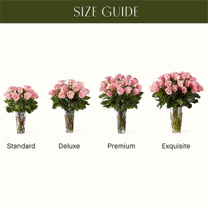 Long Stem Pink Rose Bouquet –  Greater Wichita Flower Shop, Wichita KS