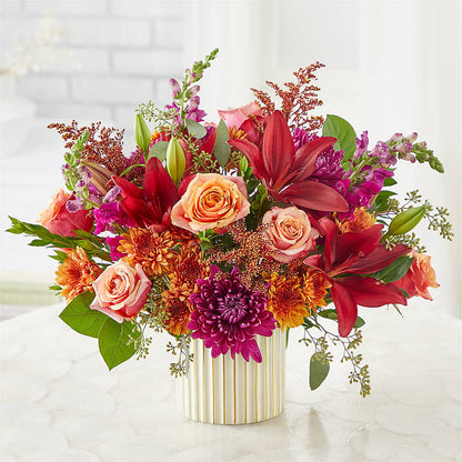 Burgundy Landscape Bouquet –  Greater Wichita Flower Shop, Wichita KS