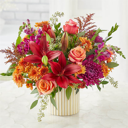 Burgundy Landscape Bouquet –  Greater Wichita Flower Shop, Wichita KS
