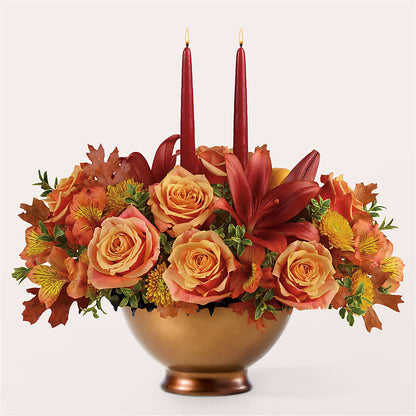Harvest Table Centerpiece –  Greater Wichita Flower Shop, Wichita KS