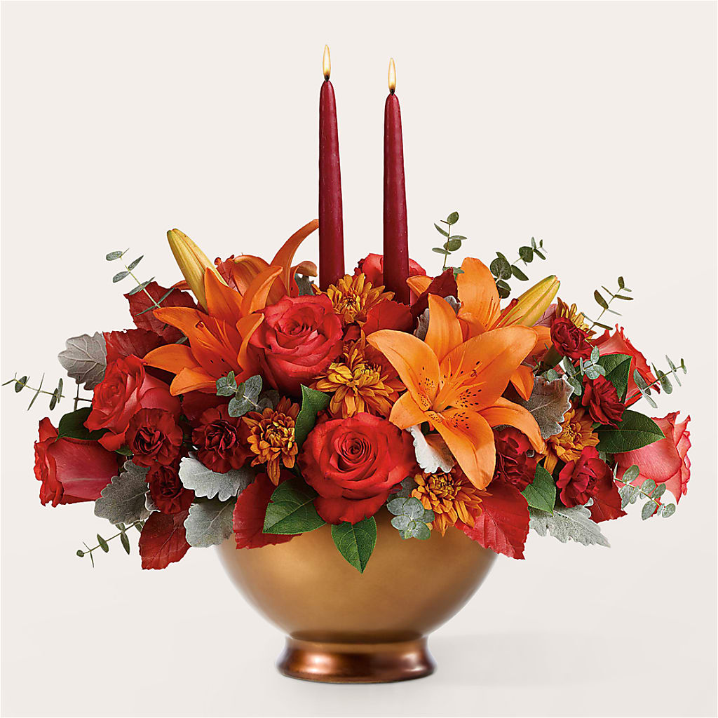 Fruits of Fall Centerpiece –  Greater Wichita Flower Shop, Wichita KS