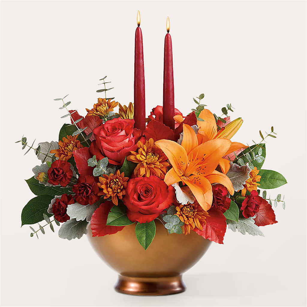 Fruits of Fall Centerpiece –  Greater Wichita Flower Shop, Wichita KS