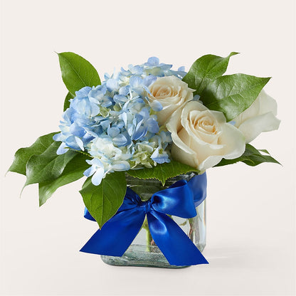 Sky Blue Delight Bouquet –  Greater Wichita Flower Shop, Wichita KS