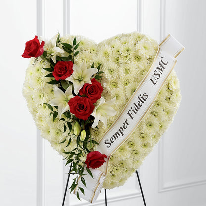 Heartfelt Hero Standing Heart –  Greater Wichita Flower Shop, Wichita KS