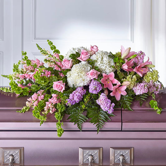Life's Gratitude Casket Spray –  Greater Wichita Flower Shop, Wichita KS