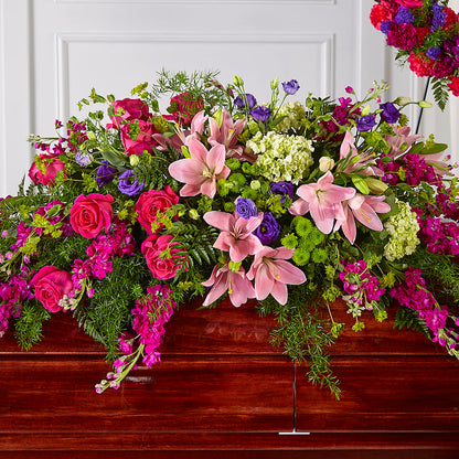 Radiant Tribute Casket Spray –  Greater Wichita Flower Shop, Wichita KS