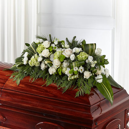 Hopeful Gesture Casket Spray –  Greater Wichita Flower Shop, Wichita KS