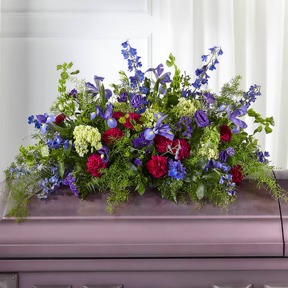 Always Treasured Casket Spray –  Greater Wichita Flower Shop, Wichita KS