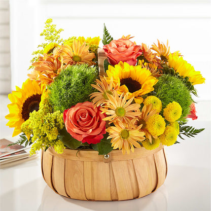 Harvest Sunflower Basket –  Greater Wichita Flower Shop, Wichita KS