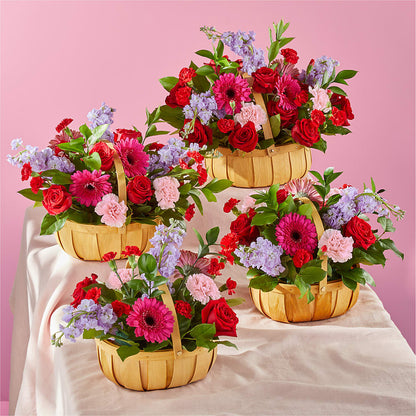 Pink Picnic Basket –  Greater Wichita Flower Shop, Wichita KS