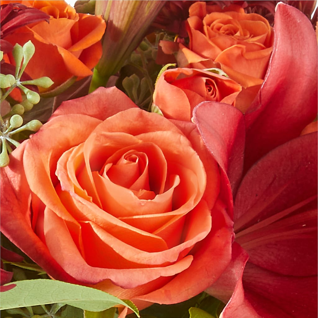 Crimson Leaves Bouquet –  Greater Wichita Flower Shop, Wichita KS