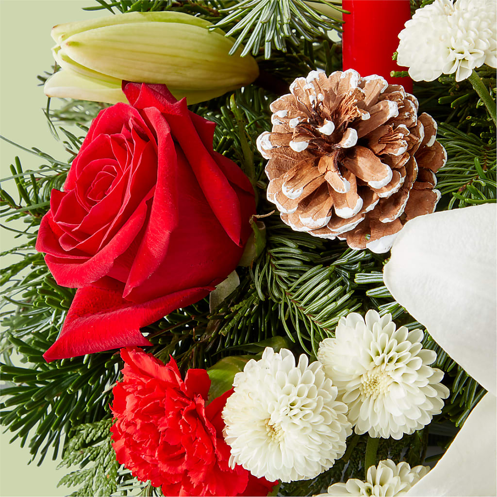 Seasonal Festivities Centerpiece –  Greater Wichita Flower Shop, Wichita KS