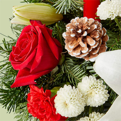 Seasonal Festivities Centerpiece –  Greater Wichita Flower Shop, Wichita KS