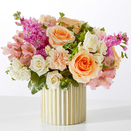 Paradise Bouquet with Ivory Vase –  Greater Wichita Flower Shop, Wichita KS